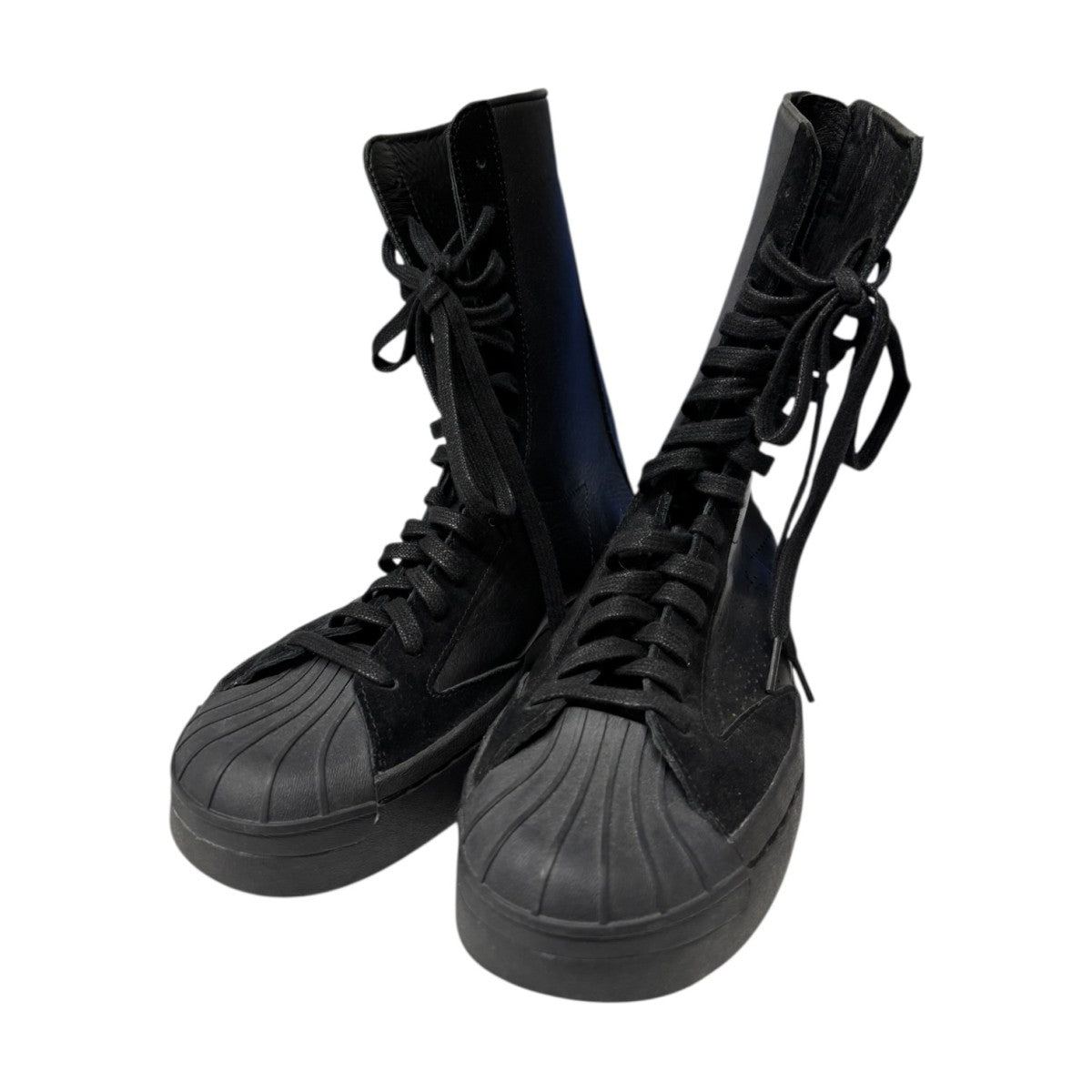 【美品】22aw ワイズ（ヨウジヤマモト）牛革スノーブーツ風スニーカー 美品】22aw ワイズ（ヨウジヤマモト）牛革スノーブーツ風スニーカー