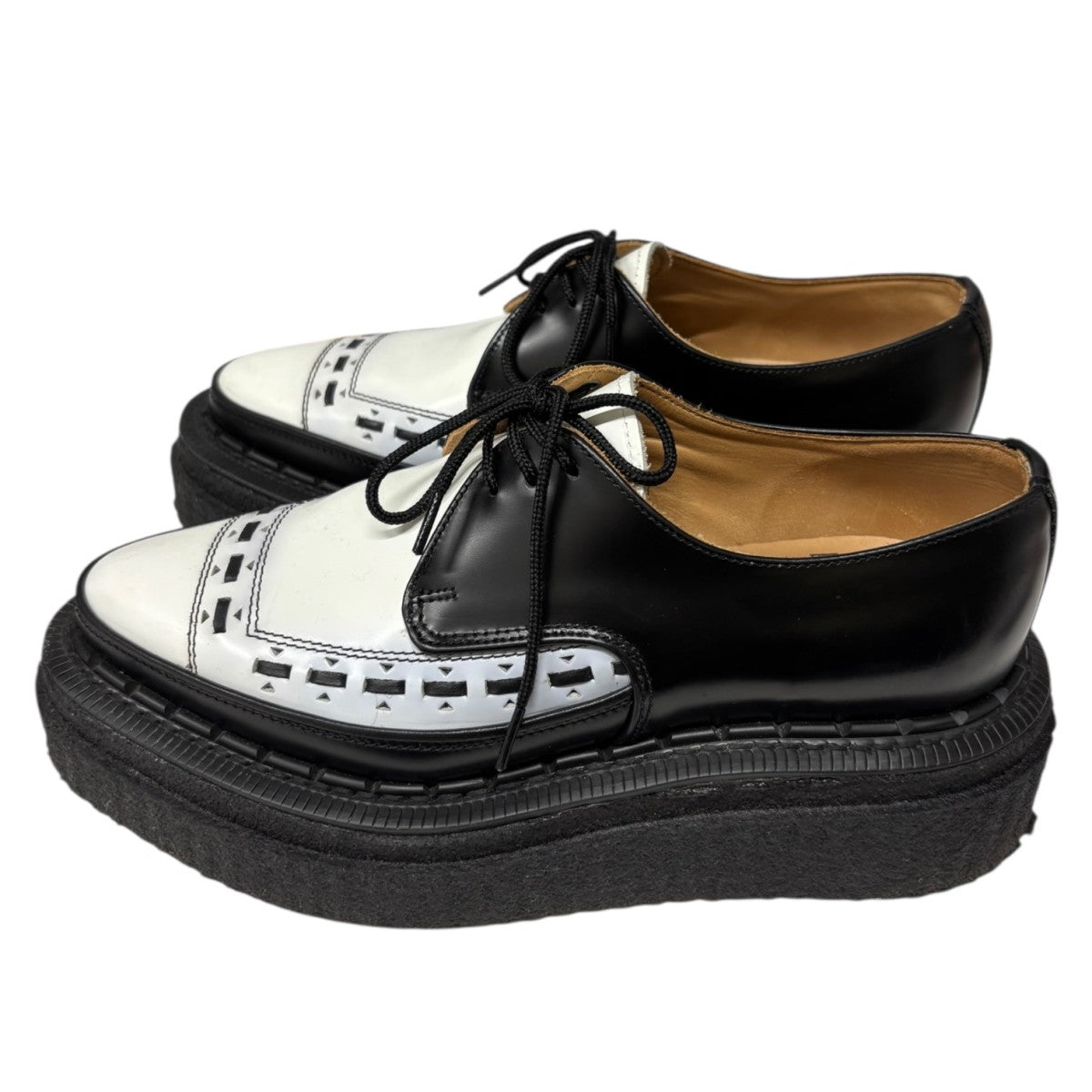 GEORGE COX×sacai レザーシューズ15412VIIC 15412VIIC ブラック
