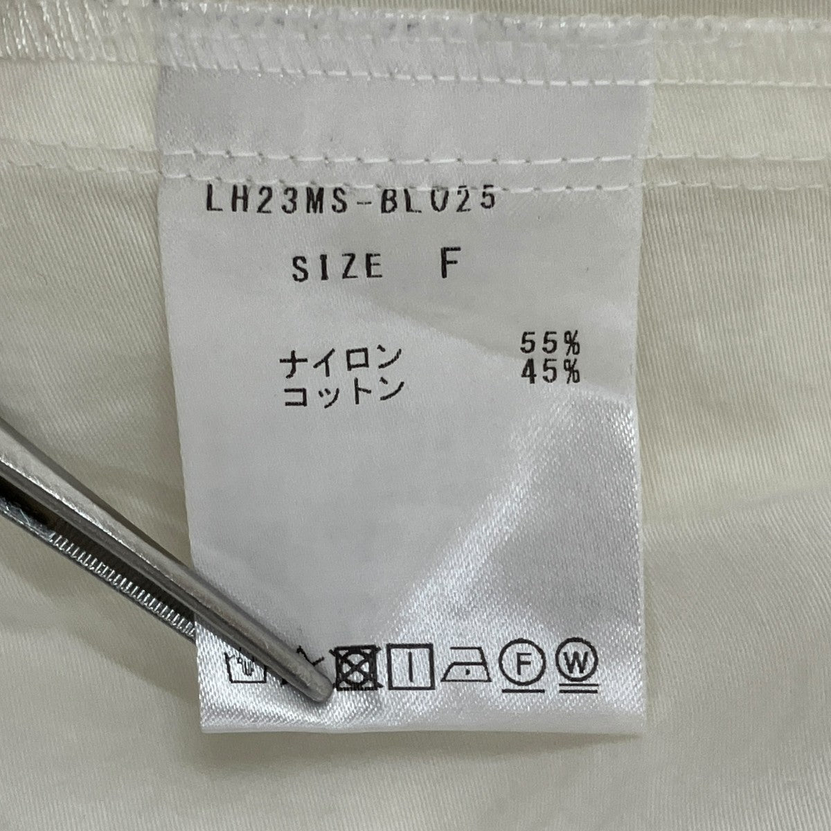 ハイカウント ボックス ライン ノースリーブ ブラウス LH23MS-BL025