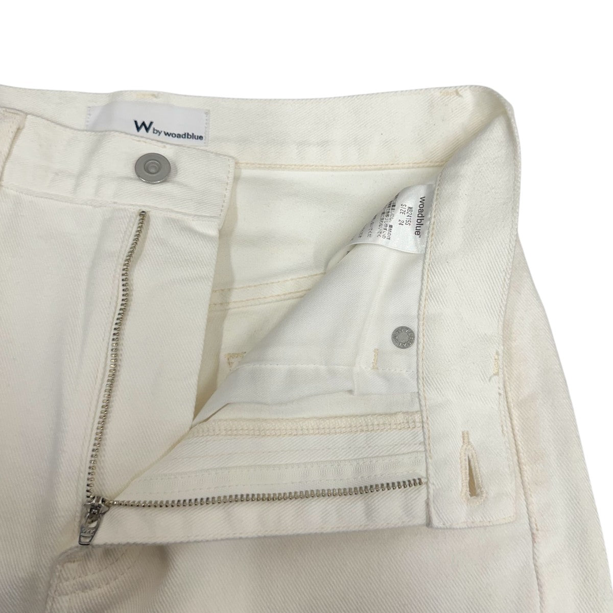 W by woadblue LOOSE TAPERED DENIMデニムパンツWB2415S 古着・中古-7枚目のアイテム画像
