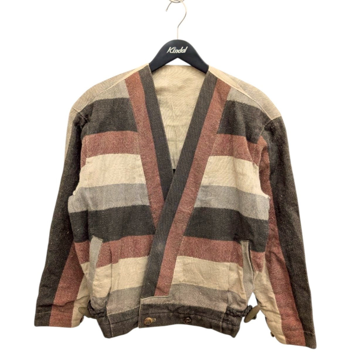ISSEY MIYAKE MEN 80S 筆タグ リネン混1Bジャケット LG31015 古着・中古-1枚目のアイテム画像