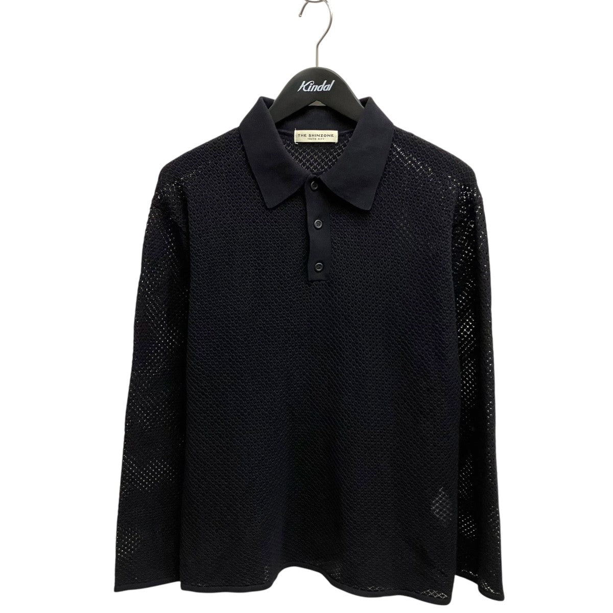 THE SHINZONE WATERMARK POLO KNITニットポロシャツ23MMSNI01 古着・中古-1枚目のアイテム画像