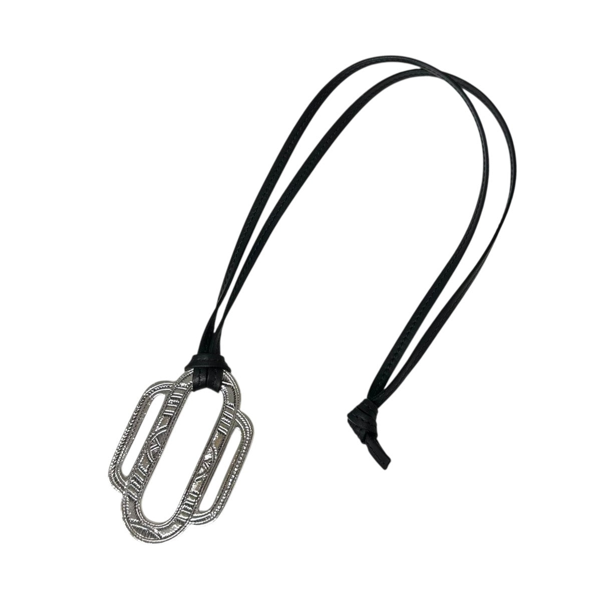 HERMES(エルメス) トゥアレグネックレス シルバー×ブラック｜【公式