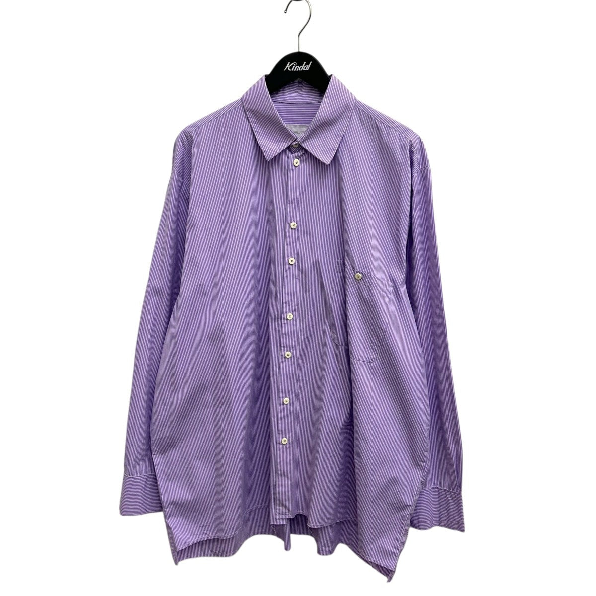 CAMIEL FORTGENS ストライプシャツ　パープル 009 CAMIEL FORTGENS ストライプシャツ パープル 009