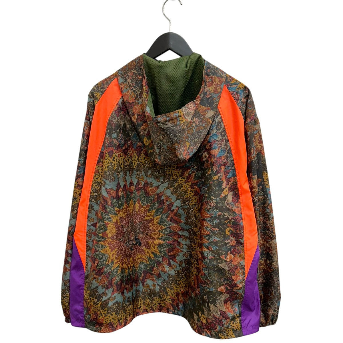 KHOKI American Quilt-Print Pull-Over Jacketアノラックパーカー25ss-jk-06 古着・中古-2枚目のアイテム画像