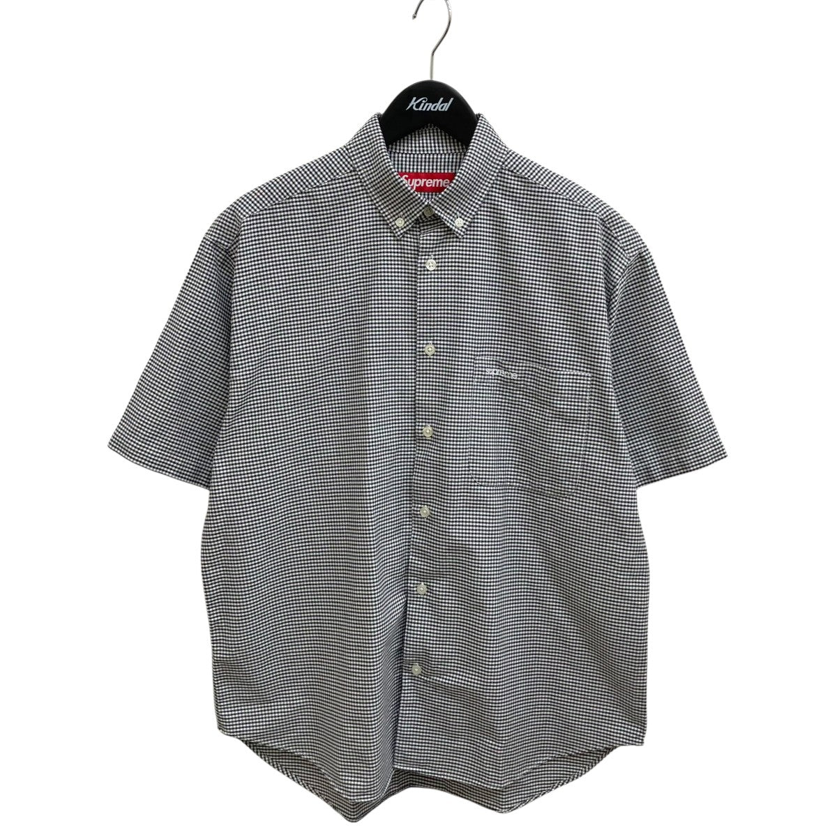 Supreme 千鳥格子半袖シャツ 古着・中古-1枚目のアイテム画像