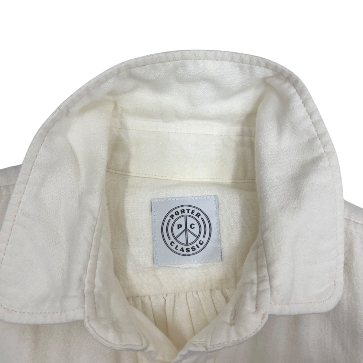Porter Classic(ポータークラシック) 長袖シャツ アイボリー サイズ S