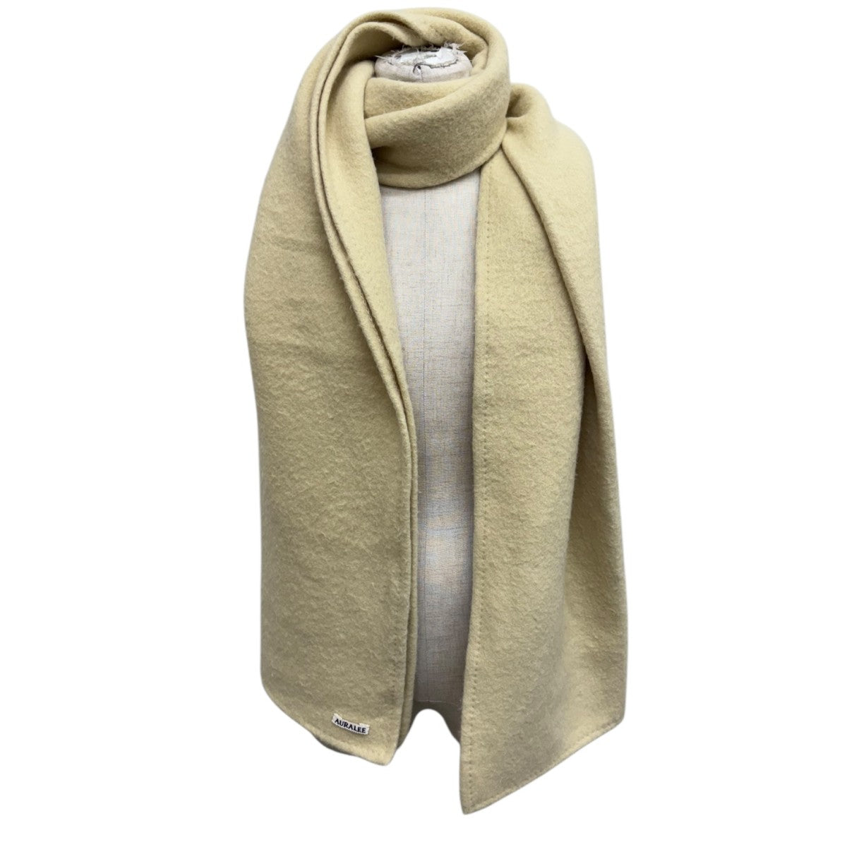 auralee アルパカ ウール ストール マフラー AURALEE(オーラリー) BRUSHED ALPACA WOOL MELTON REGULAR STOLE