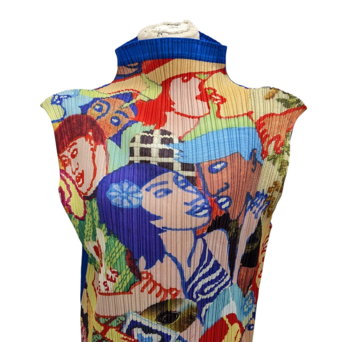 PLEATS PLEASE ノースリーブワンピースPP12-JH221 古着・中古-4枚目のアイテム画像