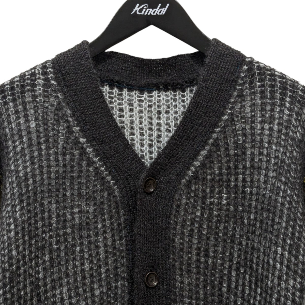 25AWwooledmohair knittedreversible cardiganカーディガン1545212004