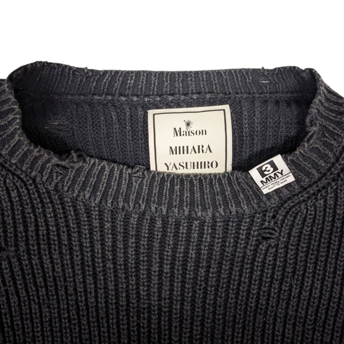 BLEACHED KNIT PULLOVERセーターK12SW501