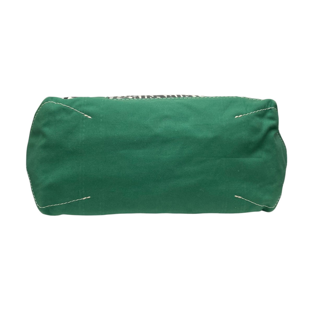 SAINT MICHAEL(セントマイケル) トートバッグ アイボリー×グリーン