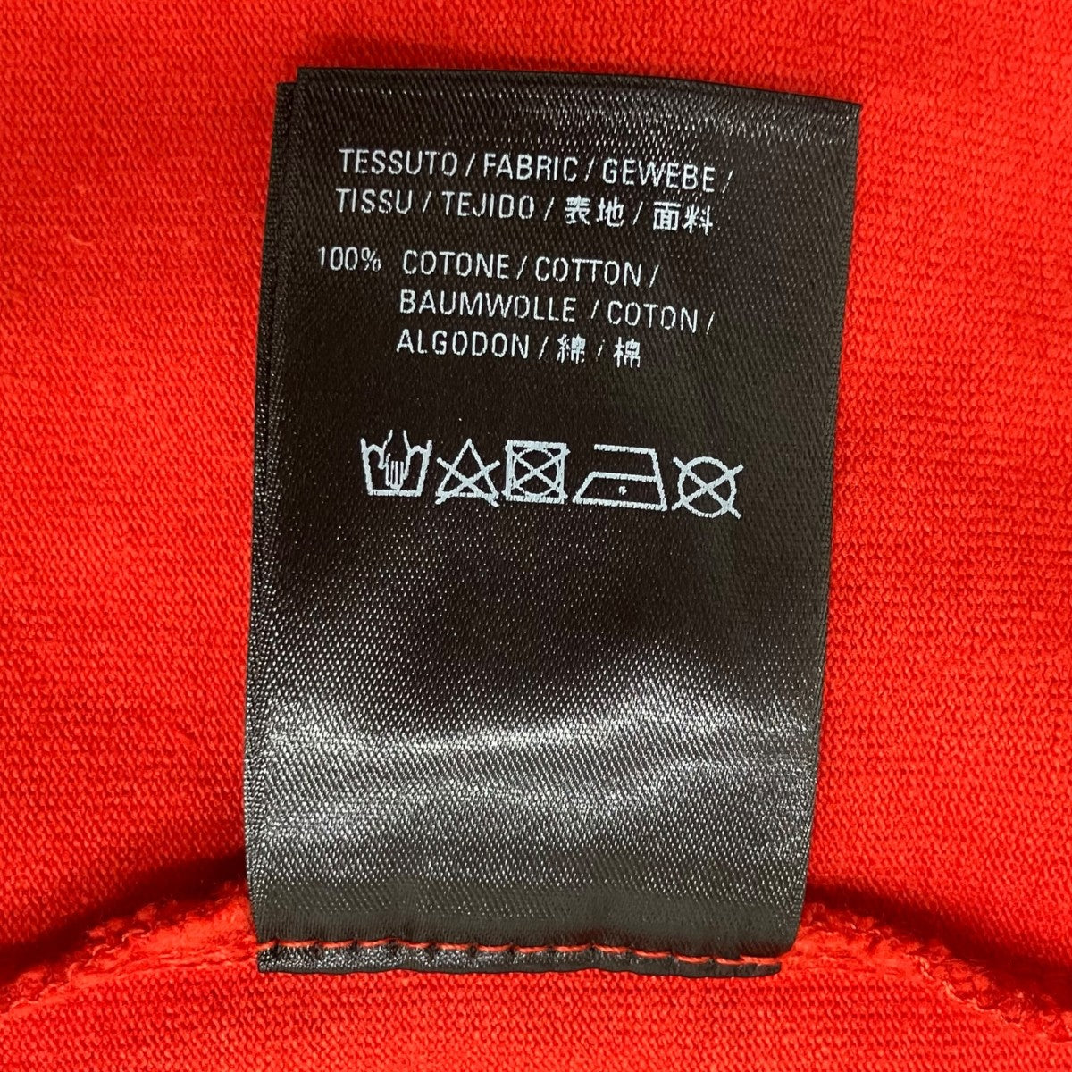 BALENCIAGA 21SSデストロイ加工 ワンポイント ロゴ ヘビーウェイト クルーネック半袖Tシャツ651795 古着・中古-7枚目のアイテム画像
