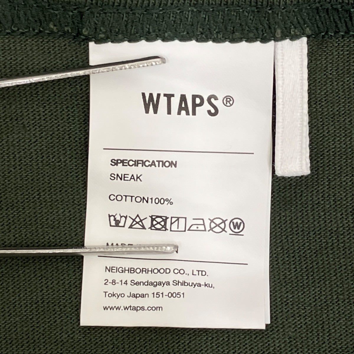 WTAPS 25SSDOT SIGHT SS COTTON半袖Tシャツ 古着・中古-7枚目のアイテム画像