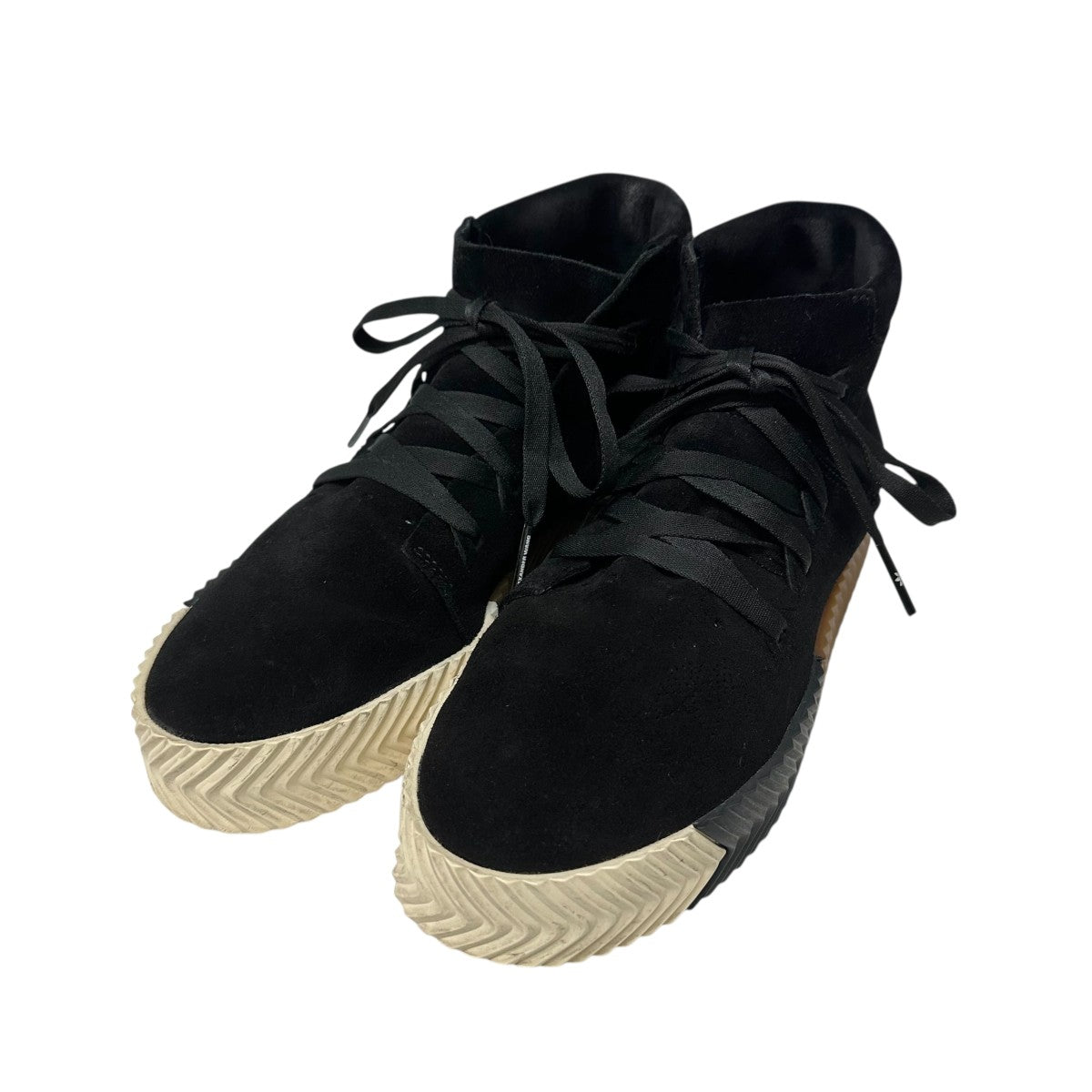 ALKHS7243 アディダス AC6850 アレキサンダーワン スケート ミッド スニーカー US7 1/2 / 25.5cm 極美品 ブラック adidas×ALEXANDER WANG AW SKATE MIDスニーカーAC6850 AC6850 ブラック