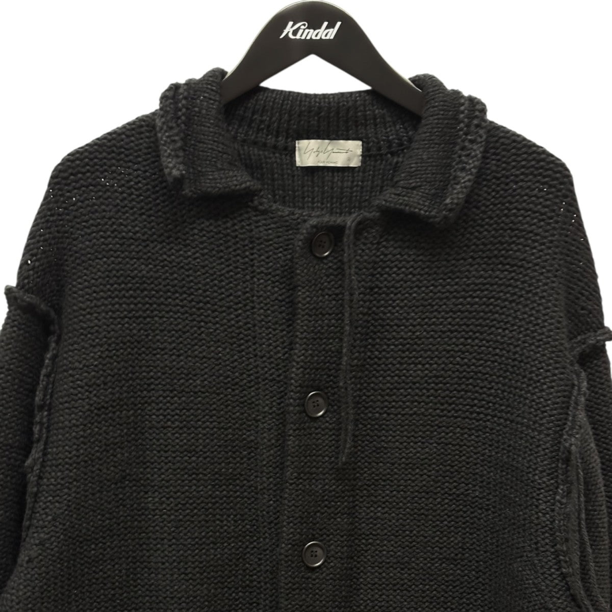 YOHJI YAMAMOTO(ヨウジヤマモト) チャンキーニットロングカーディガン