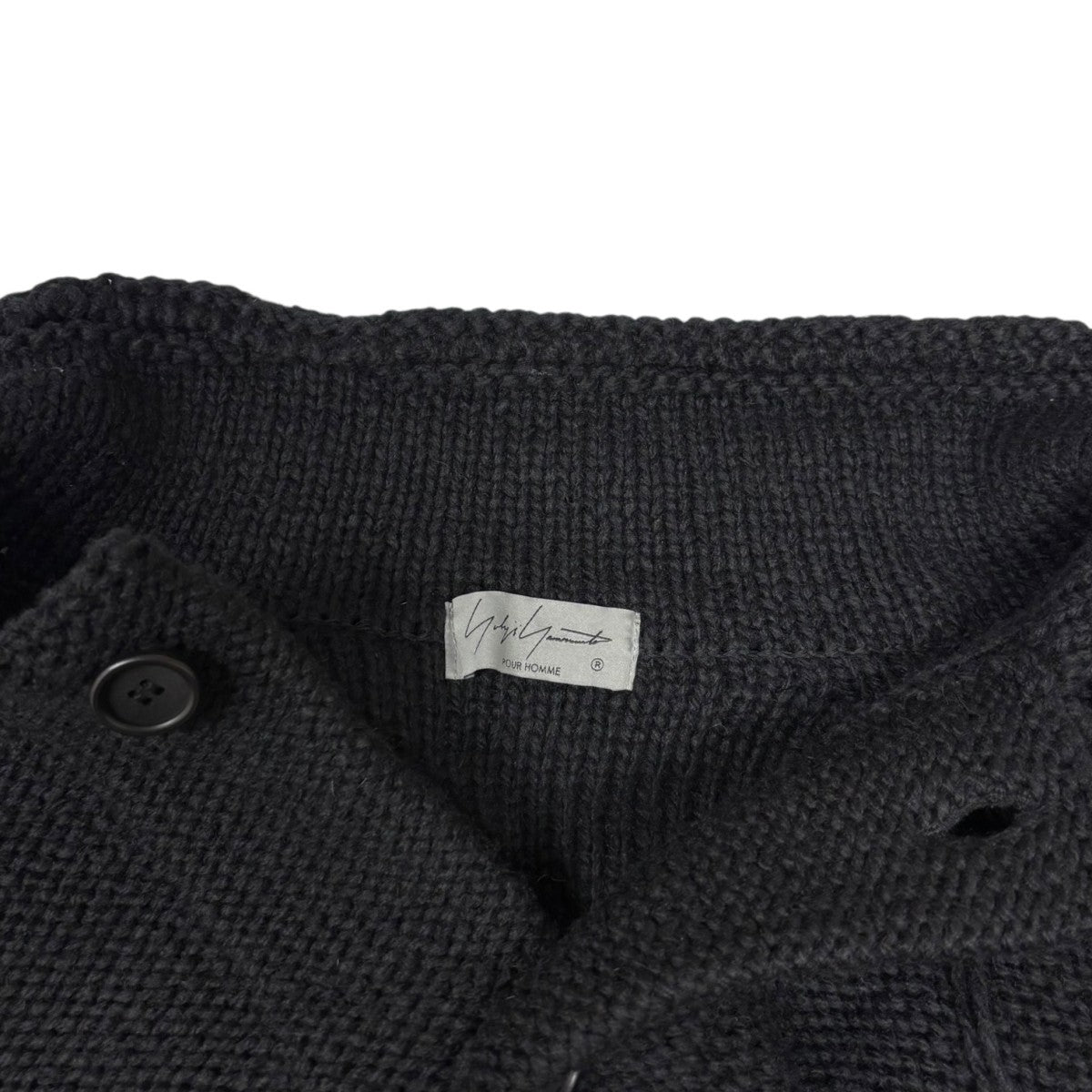 YOHJI YAMAMOTO(ヨウジヤマモト) チャンキーニットロングカーディガン