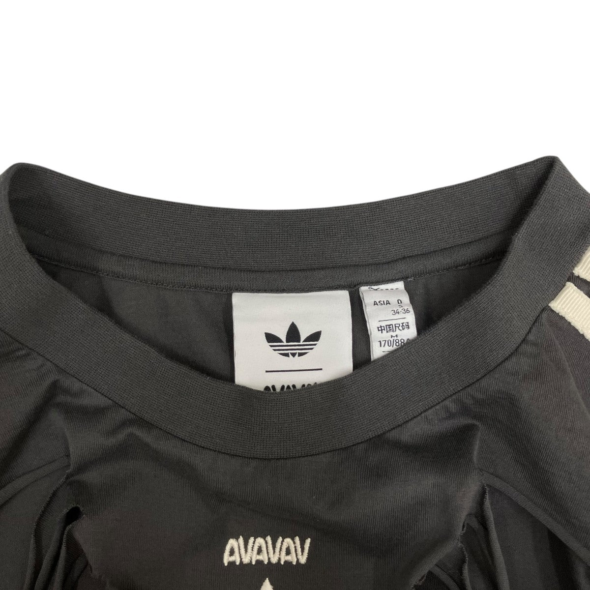 adidas×AVAVAV adidas by Avavav SLASHED T-SHIRTワンピースJP4858 古着・中古-6枚目のアイテム画像