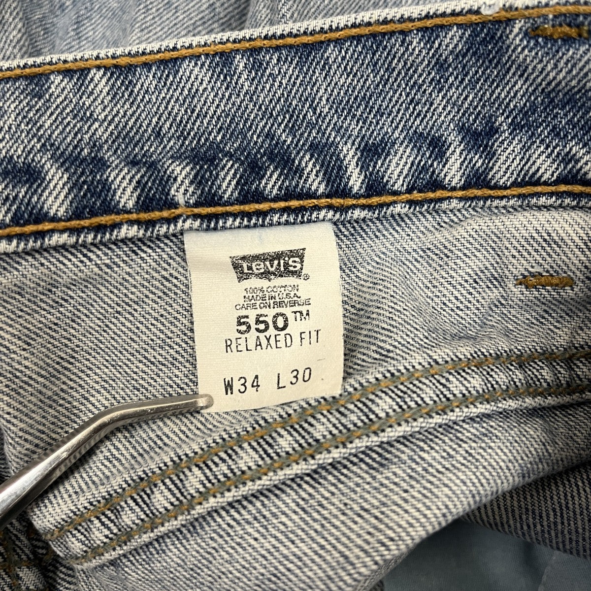 LEVI’S 550 90s vintageデニムパンツ40550 古着・中古-6枚目のアイテム画像
