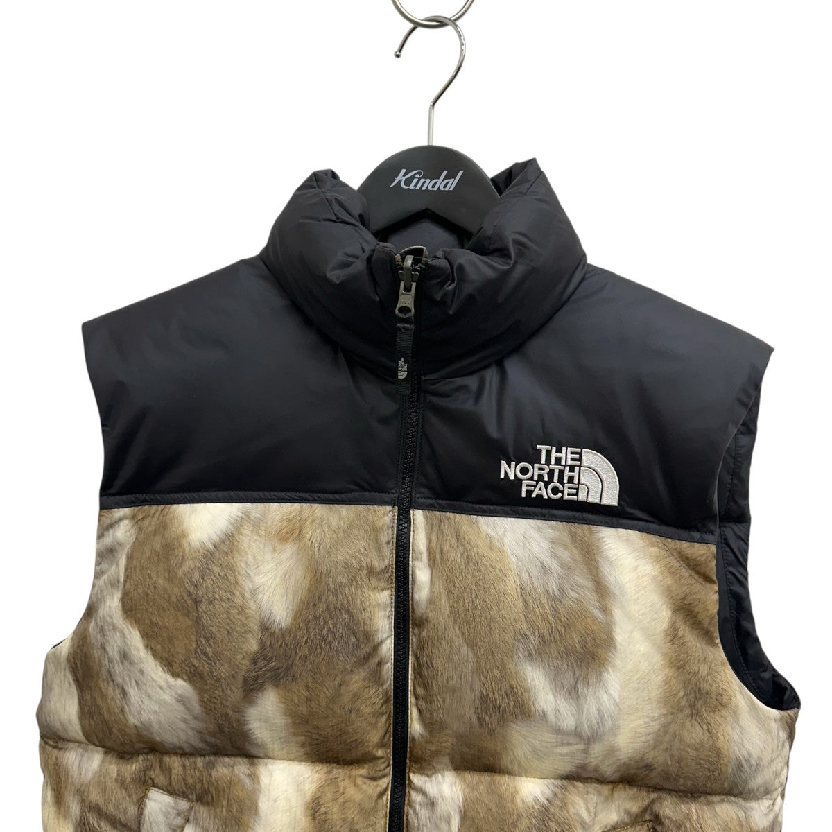 Fur Print Nuptse VestダウンベストND01341