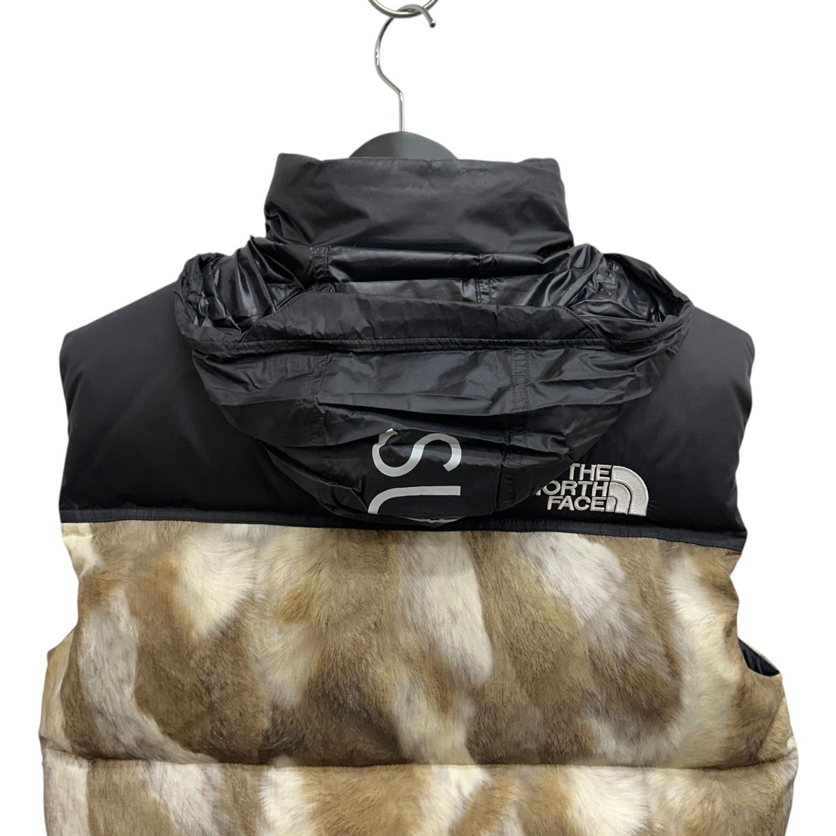 Fur Print Nuptse VestダウンベストND01341