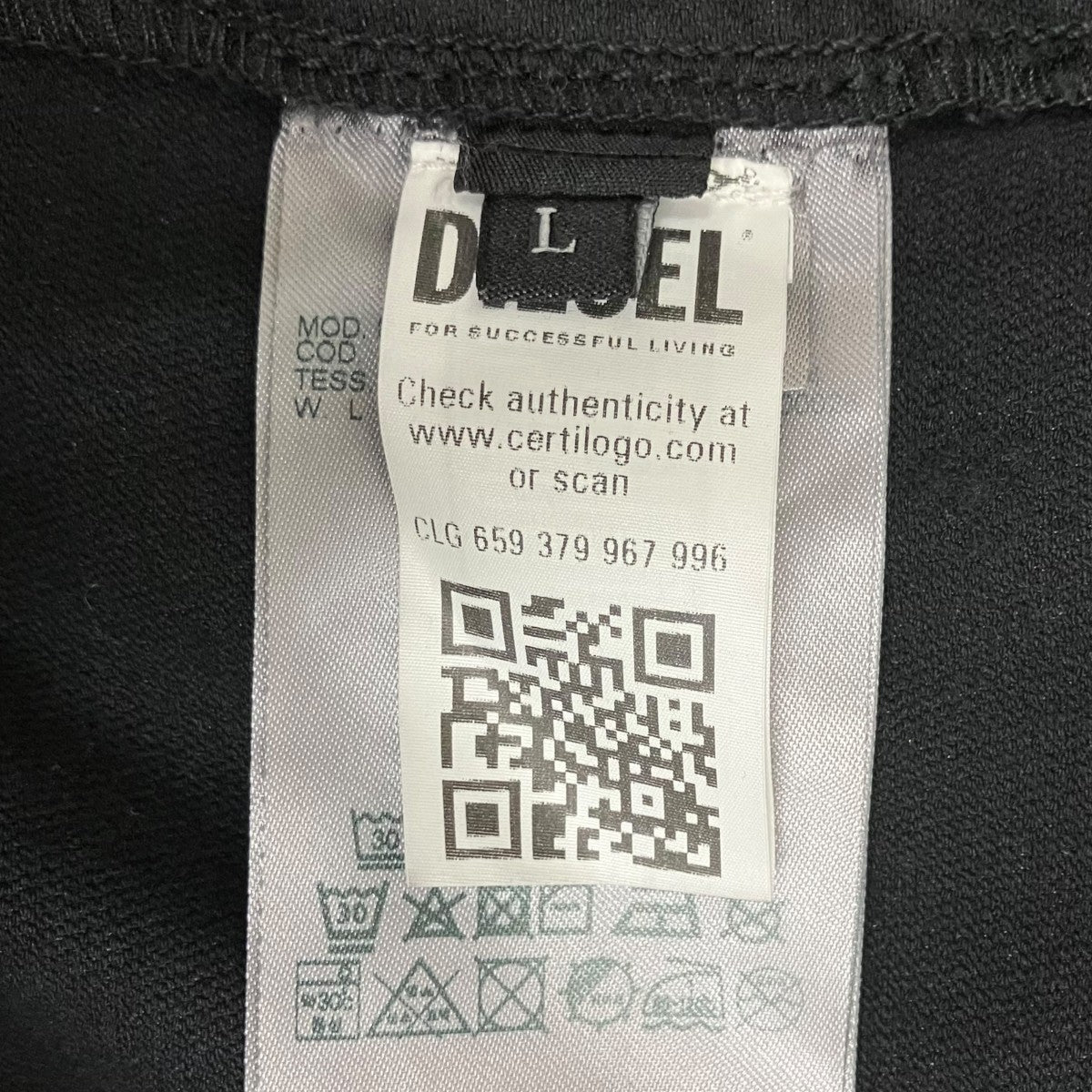 DIESEL ジップアップジャケットD-GLORY JOGG 古着・中古-9枚目のアイテム画像