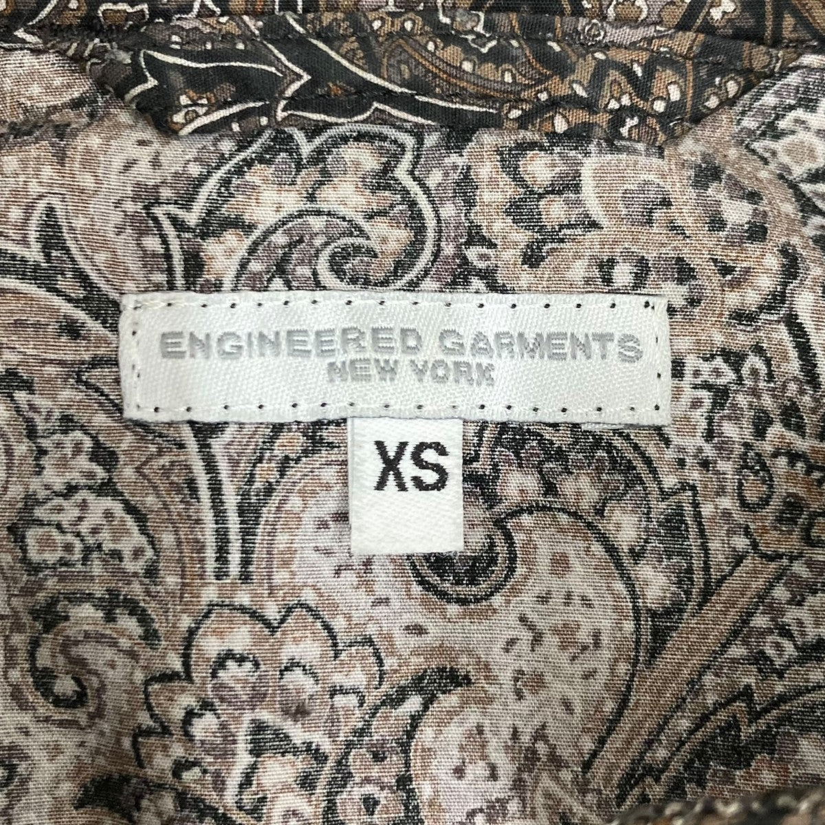 Engineered Garments(エンジニアドガーメンツ) ペイズリー長袖シャツ