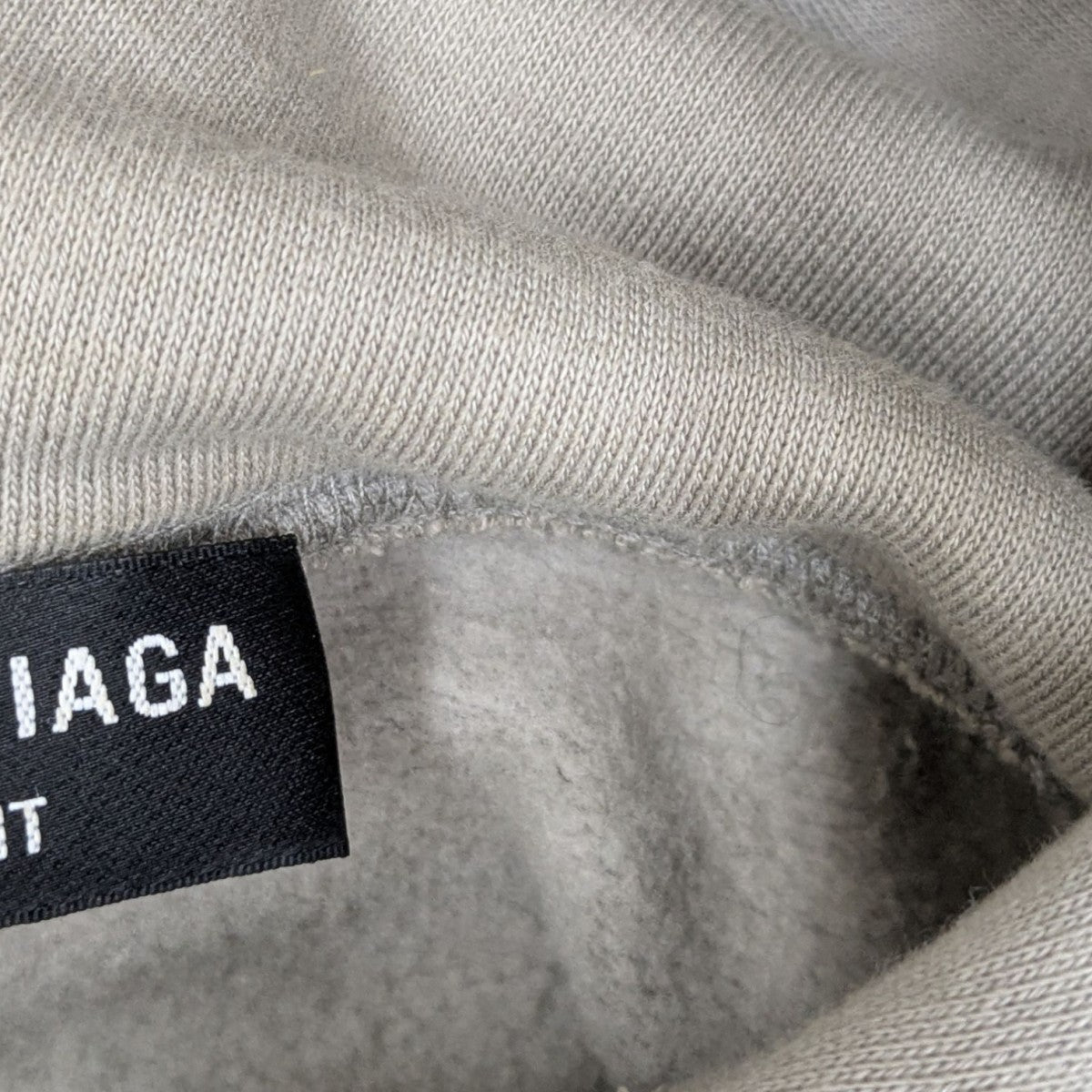 BALENCIAGA バーコードロゴプリントプルオーバーパーカー651799 古着・中古-7枚目のアイテム画像