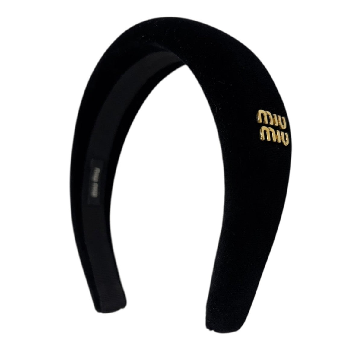 miumiu パテントレザーヘッドバンド MIU MIU(ミュウミュウ) パテントレザーヘッドバンド5IH025 5IH025