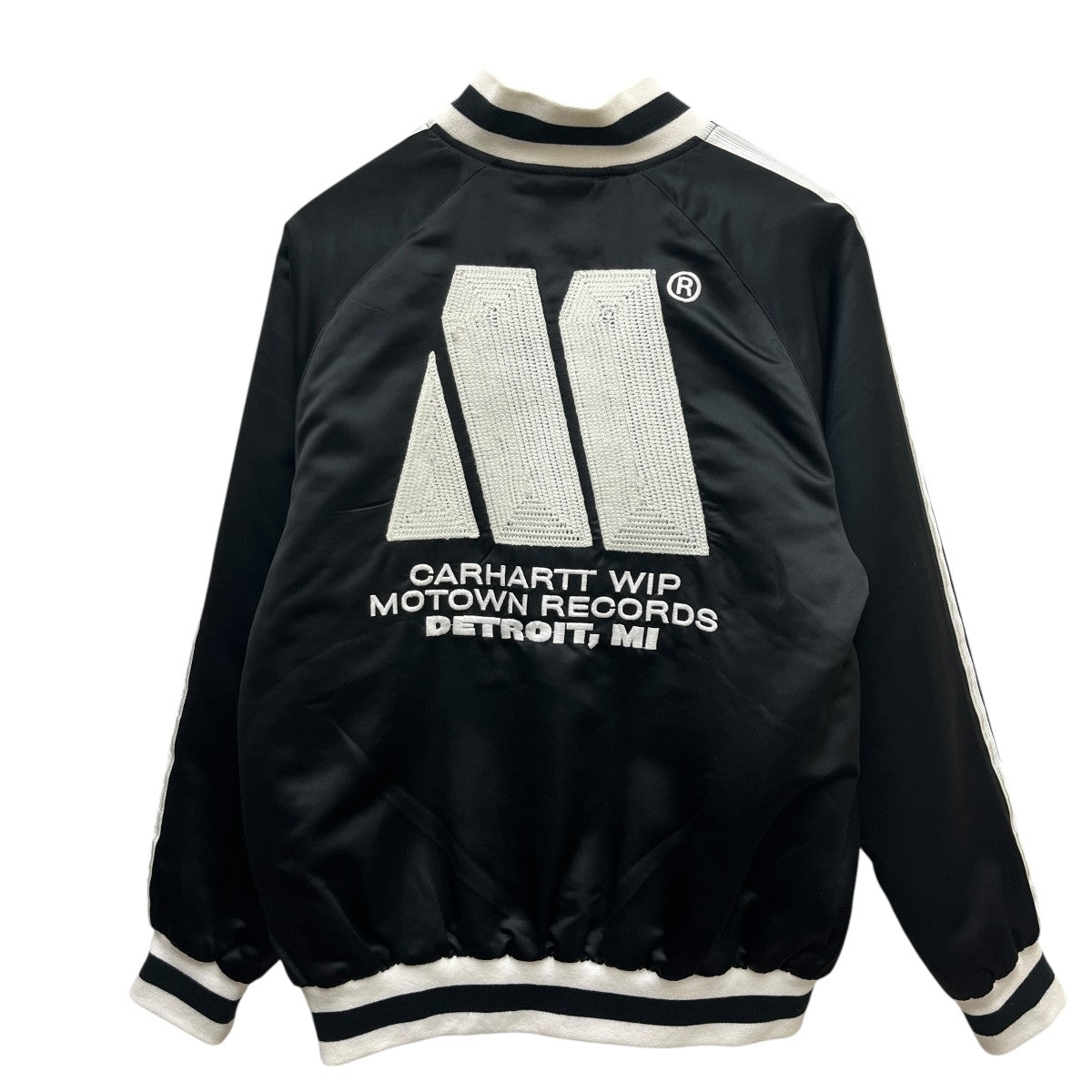 CARHARTT WIP×MOTOWN RECORDS VARSITY JACKETスタジャン 古着・中古-2枚目のアイテム画像