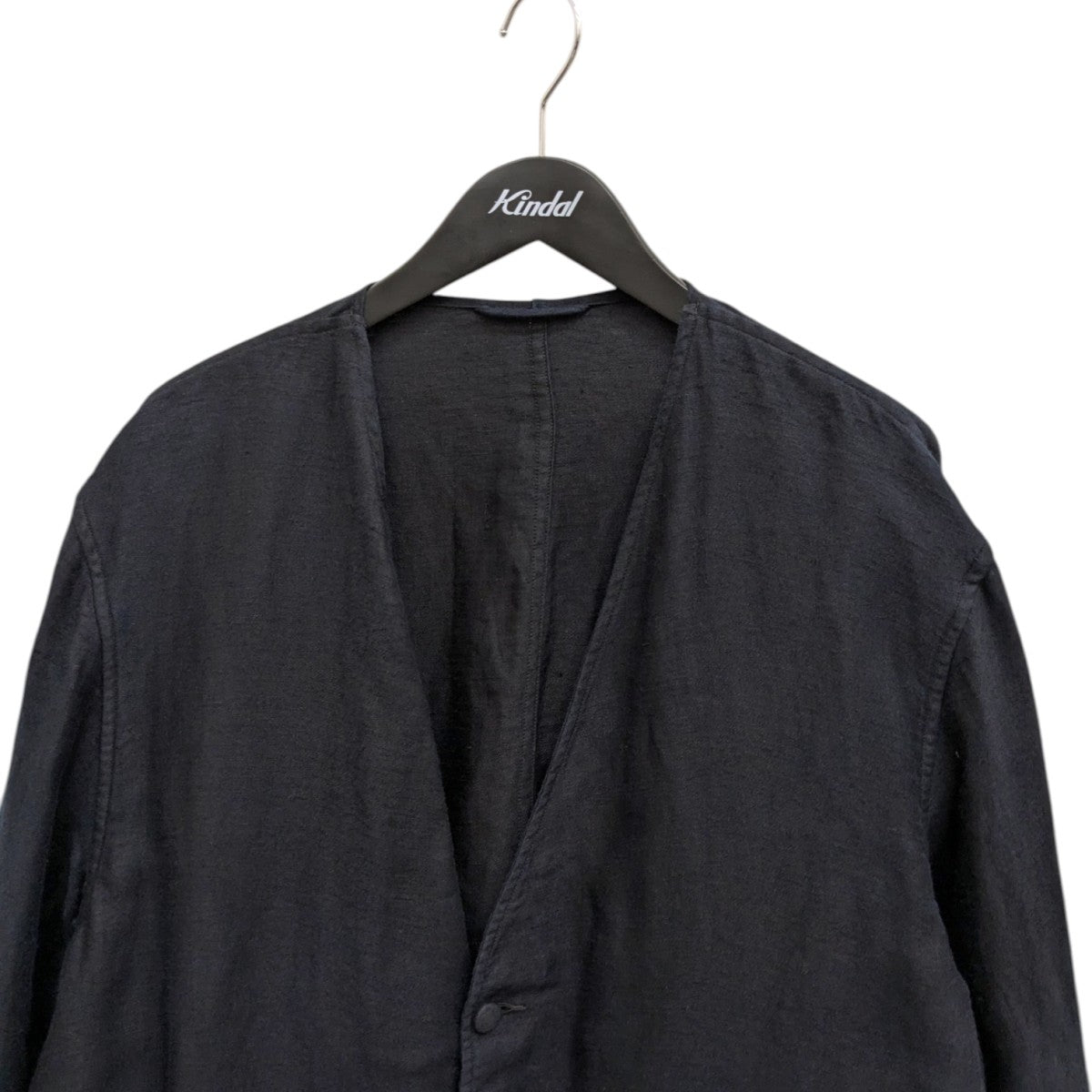 COMOLI(コモリ) リネンサテン ノーカラージャケット B01-01029 B01