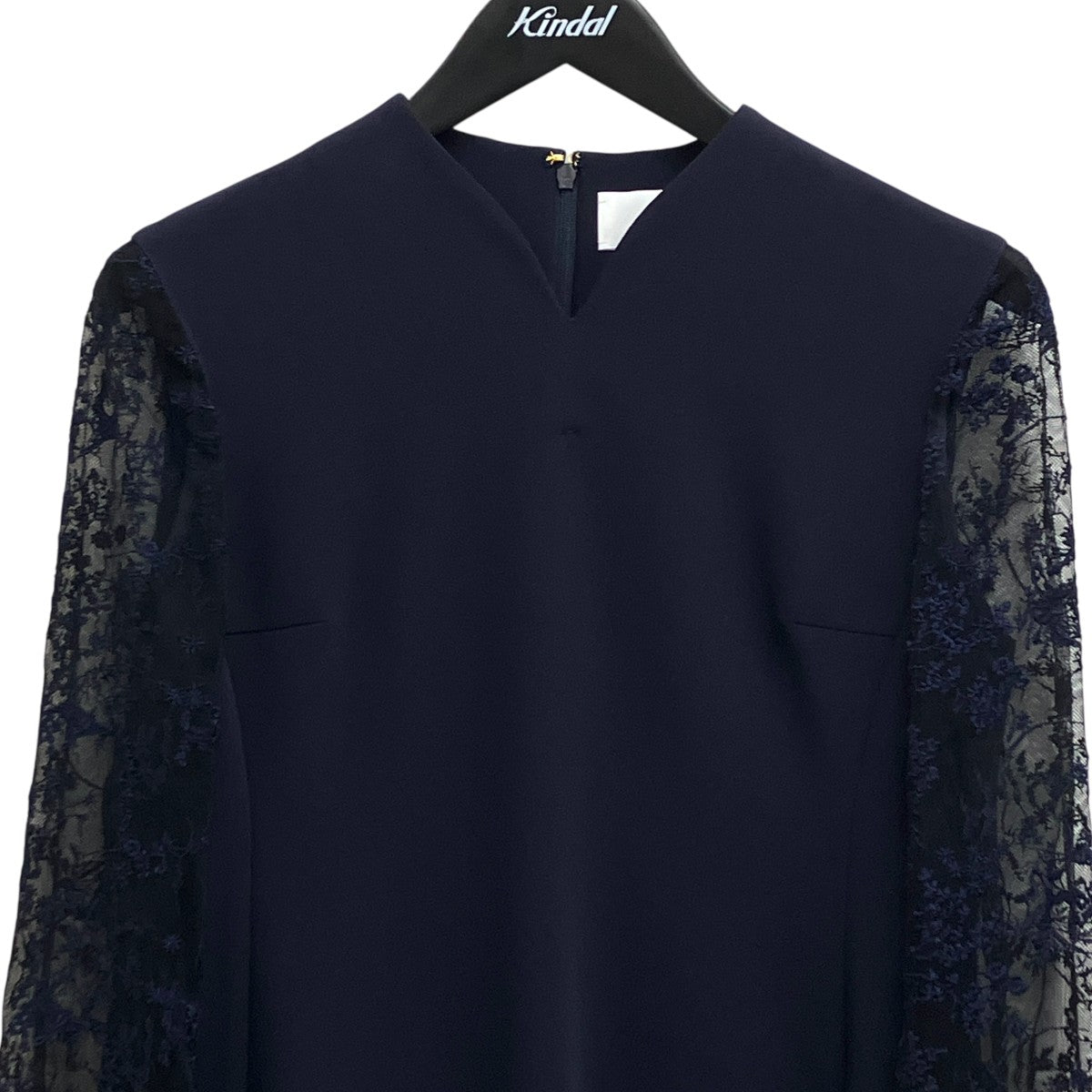 mame kurogouchi Acetate Polyester Floral Lace-Sleeve Shirt長袖ブラウスMM24FW-SH004 古着・中古-3枚目のアイテム画像