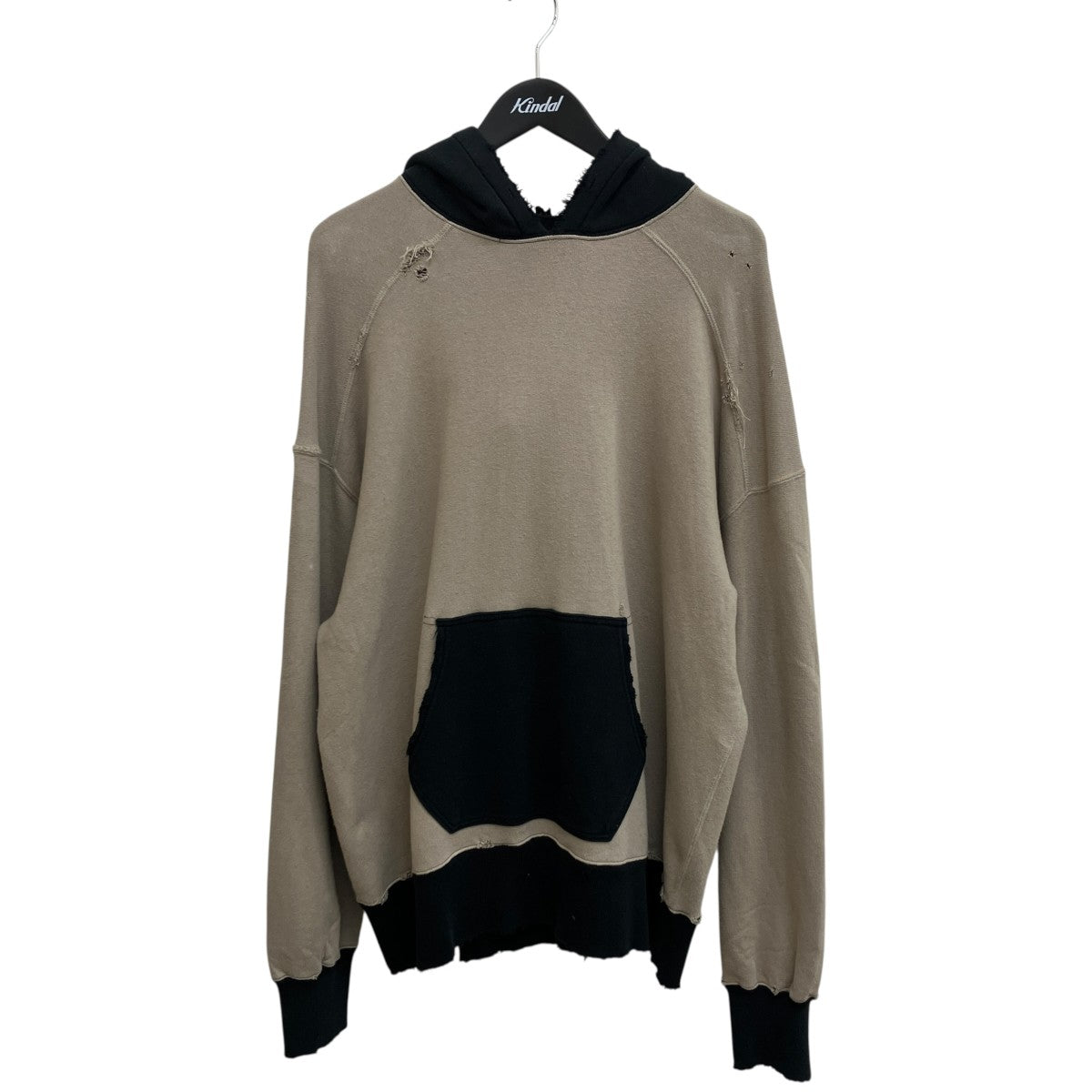 2TONE AGING HOODIE加工 プルオーバーパーカーパーカーANC-CT45