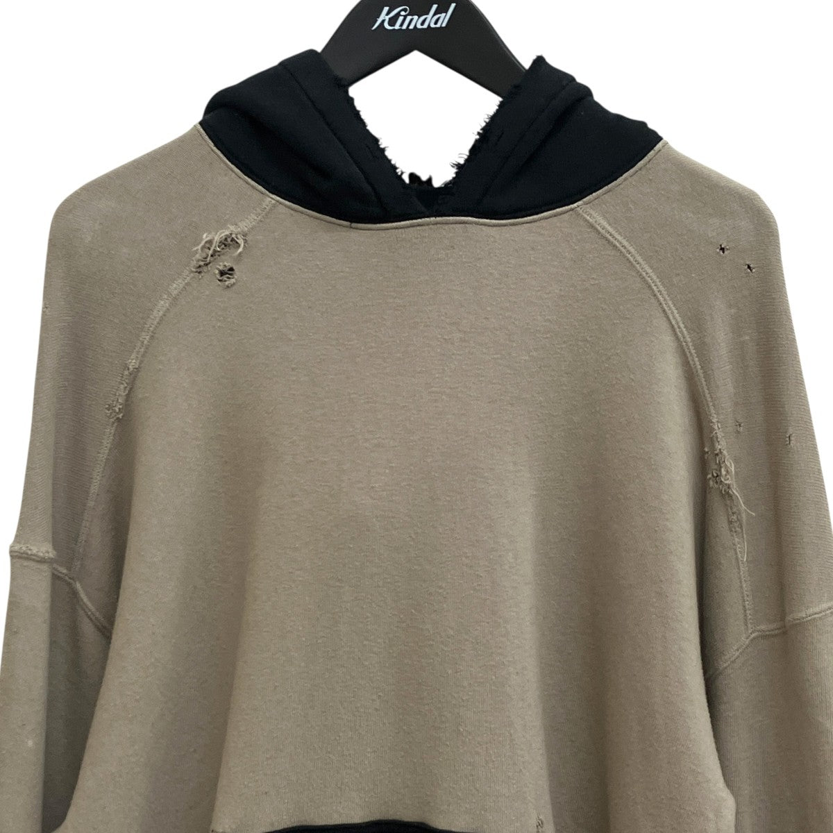 2TONE AGING HOODIE加工 プルオーバーパーカーパーカーANC-CT45