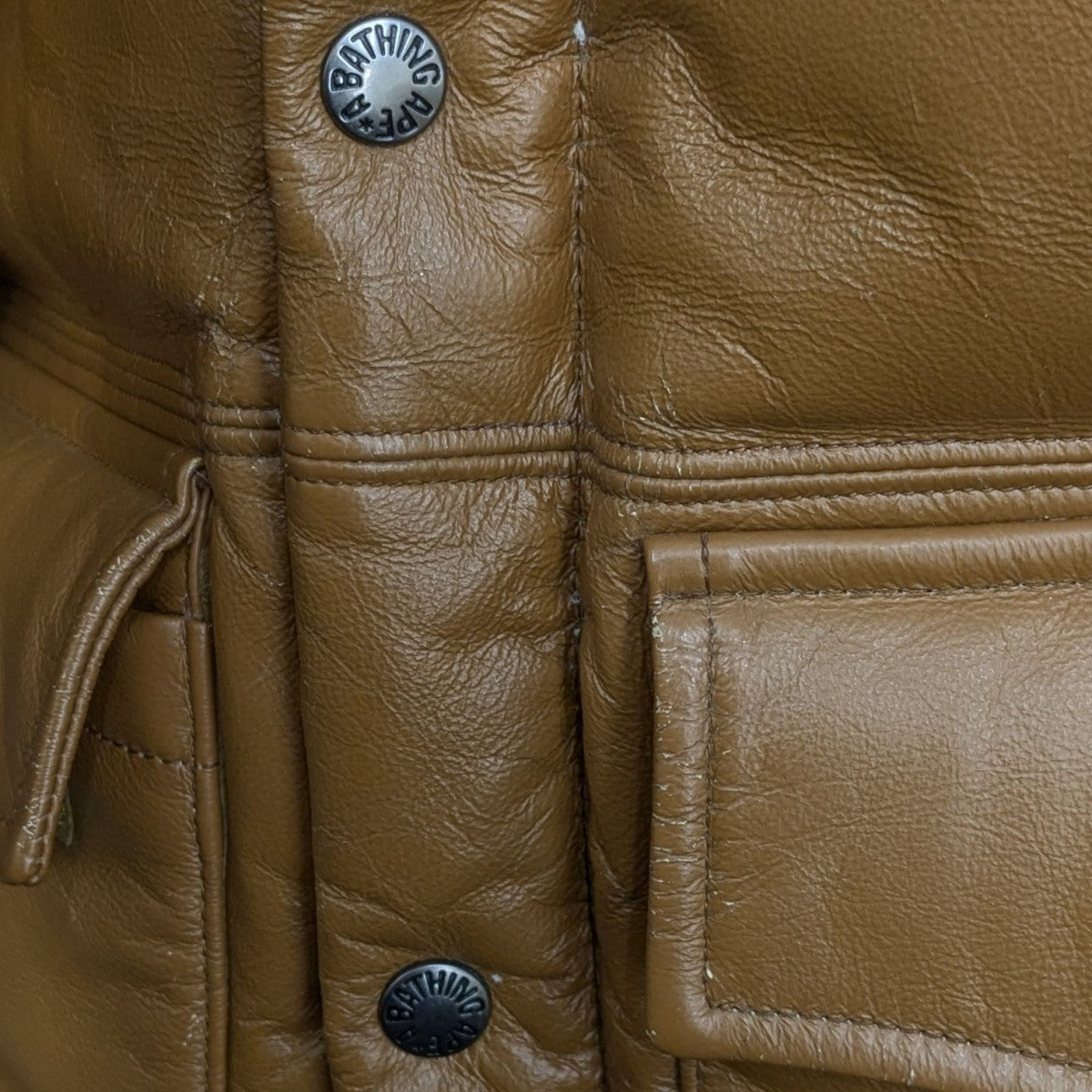 11AWLEATHER CLASSIC DOWN JACKETレザーダウンジャケット1860-141-006