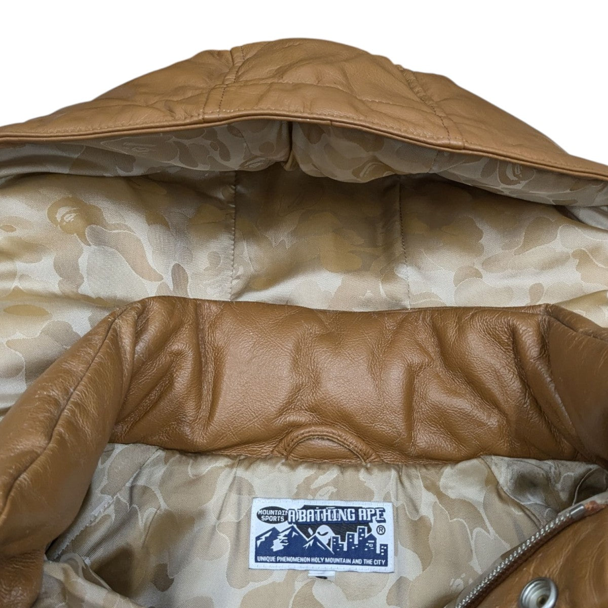 11AWLEATHER CLASSIC DOWN JACKETレザーダウンジャケット1860-141-006