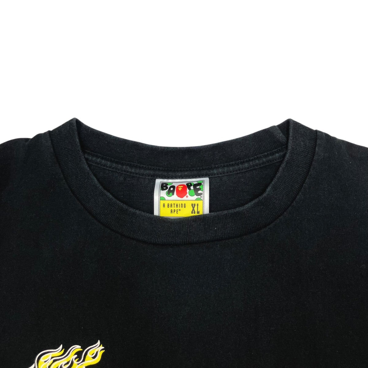 A.P.E 新品未使用　ブラック　黒　半袖T A BATHING APE(アベイシングエイプ) 半袖Tシャツ ブラック サイズ XL