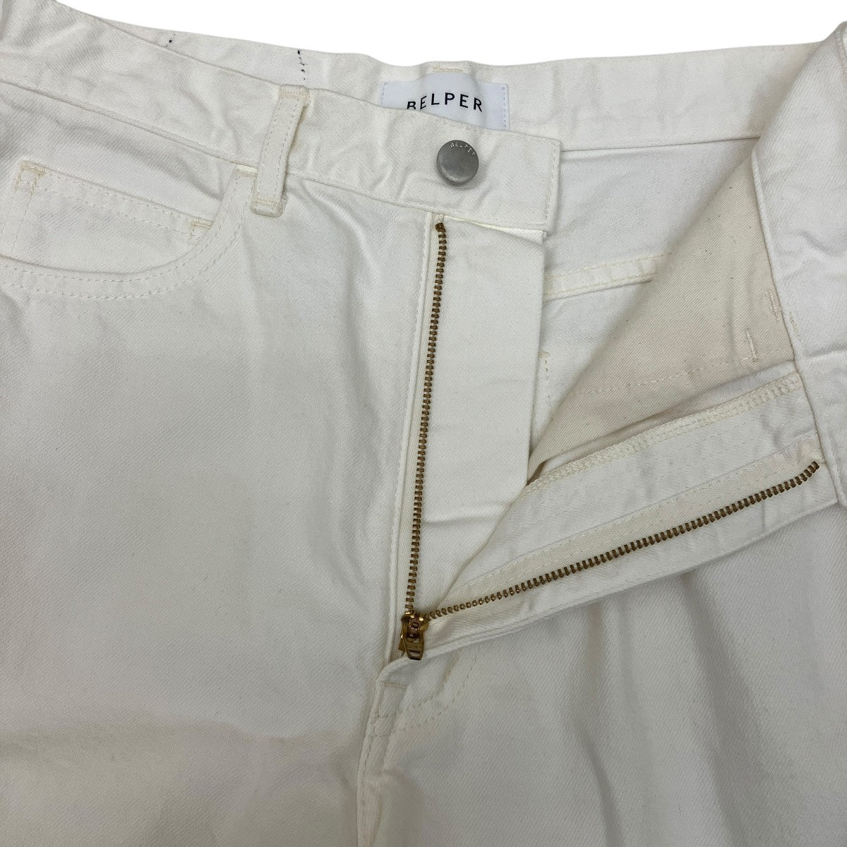 BELPER クラッシュデニムパンツ1812-0623ST 古着・中古-3枚目のアイテム画像