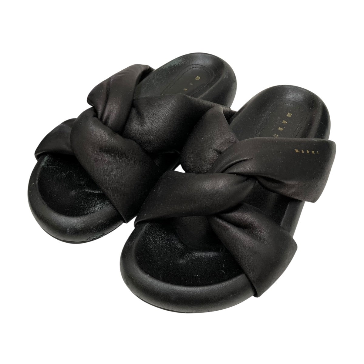 MARNI(マルニ) サンダル ブラック サイズ 37(約24cm)｜【公式