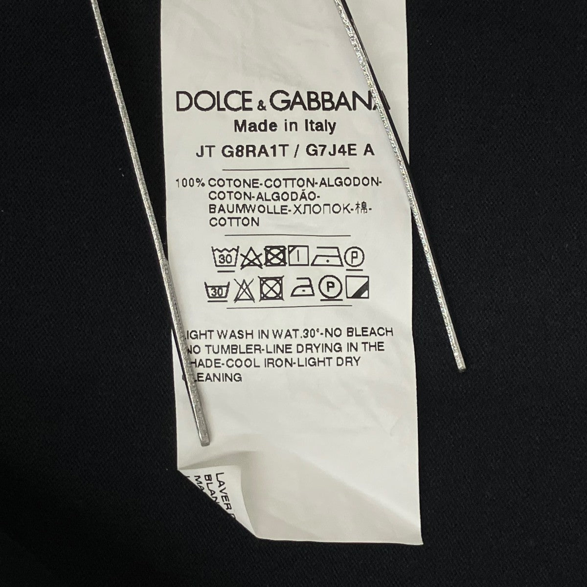 DOLCE ＆ GABBANA シチリアンカレットTシャツJT G8RA1T 古着・中古-7枚目のアイテム画像