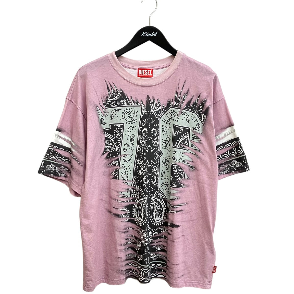 DIESEL バンダナプリントTシャツ0HGBZ 古着・中古-1枚目のアイテム画像