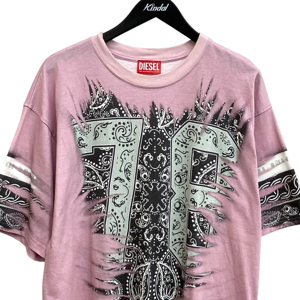 DIESEL バンダナプリントTシャツ0HGBZ 古着・中古-3枚目のアイテム画像