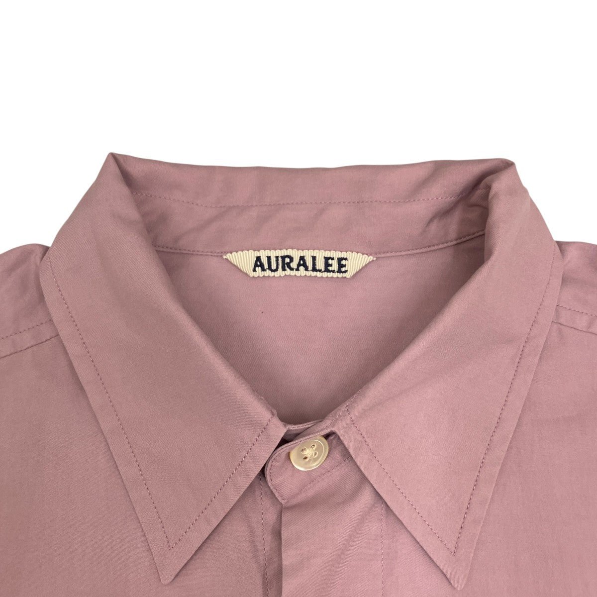 AURALEE(オーラリー) WASHED FINX TWILL BIG HALF SLEEVED SHIRTS半袖