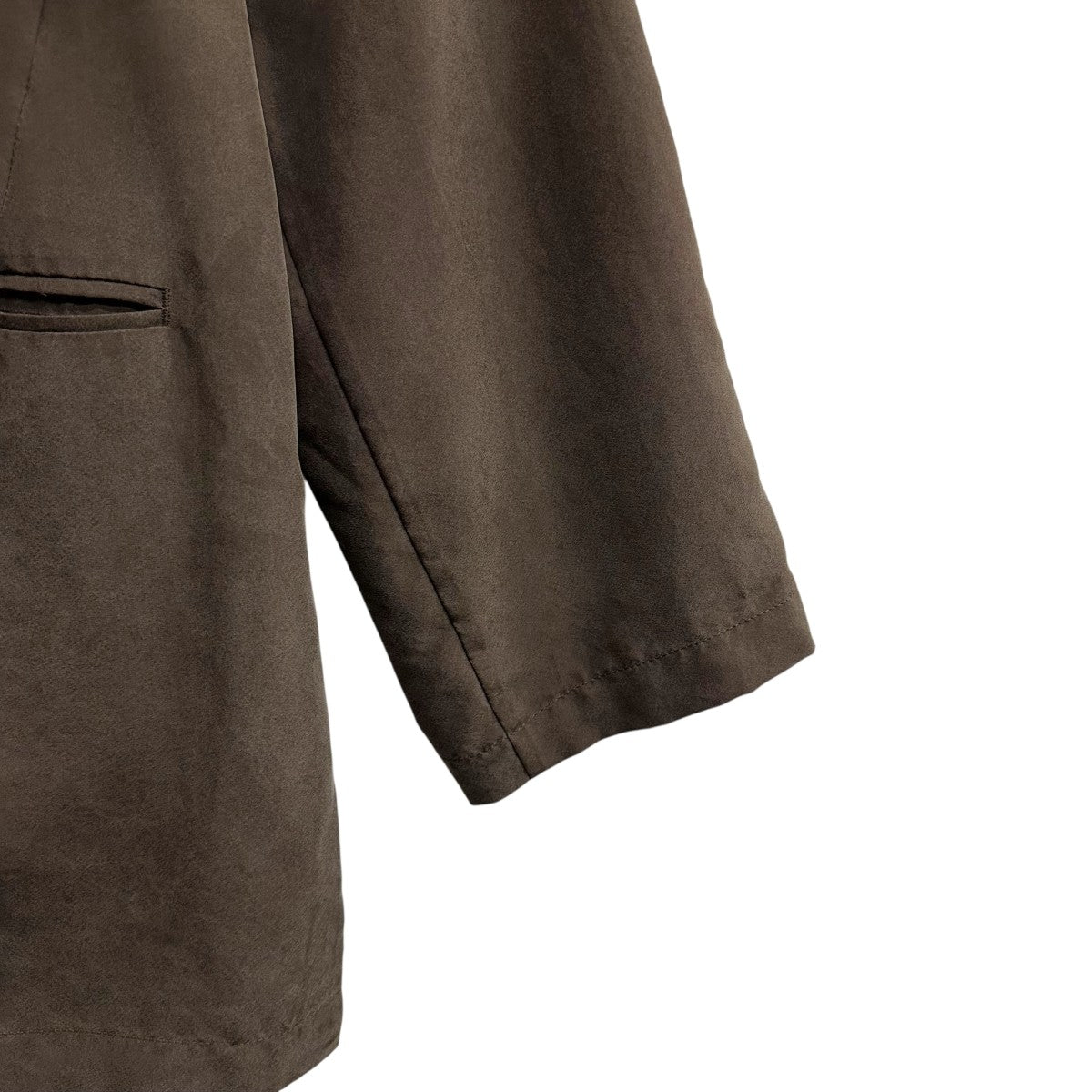 未使用　IENA LIENシルク　ボタンレス　ジャケット　36 ブラック IENA（イエナ）の「LIENシルクボタンレスジャケット（テーラード