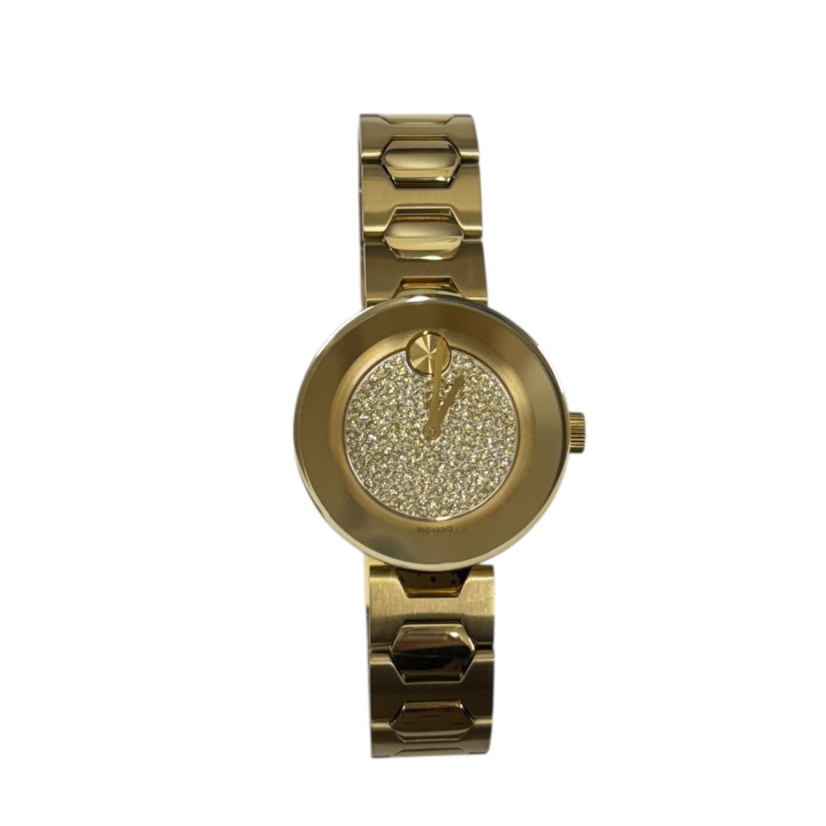 MOVADO Bold Pave Crystal Dial Ladies Watch腕時計 古着・中古-1枚目のアイテム画像