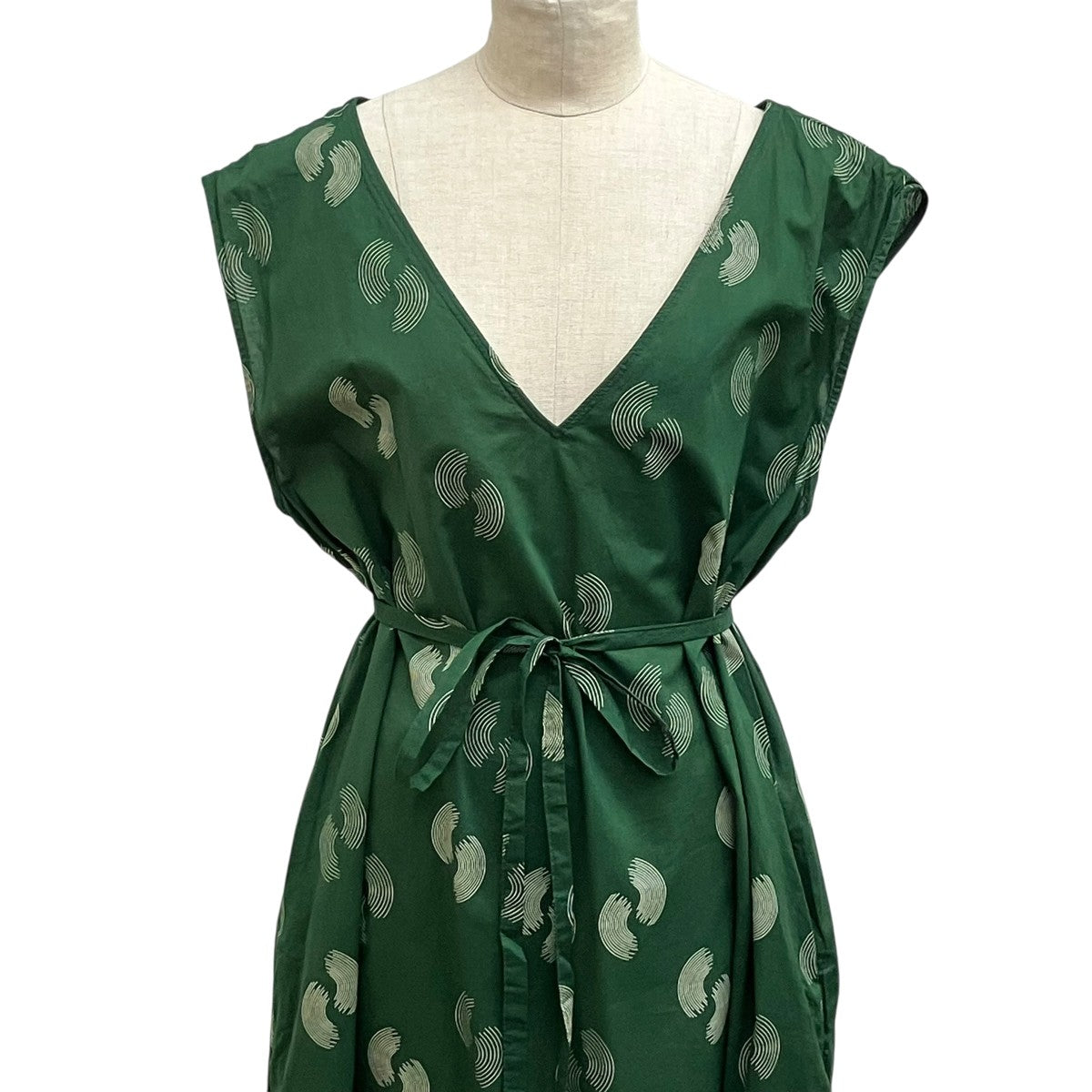 6(ROKU) BEAUTY＆YOUTH HALF RING DRESSノースリーブワンピース8626-299-0351 古着・中古-3枚目のアイテム画像