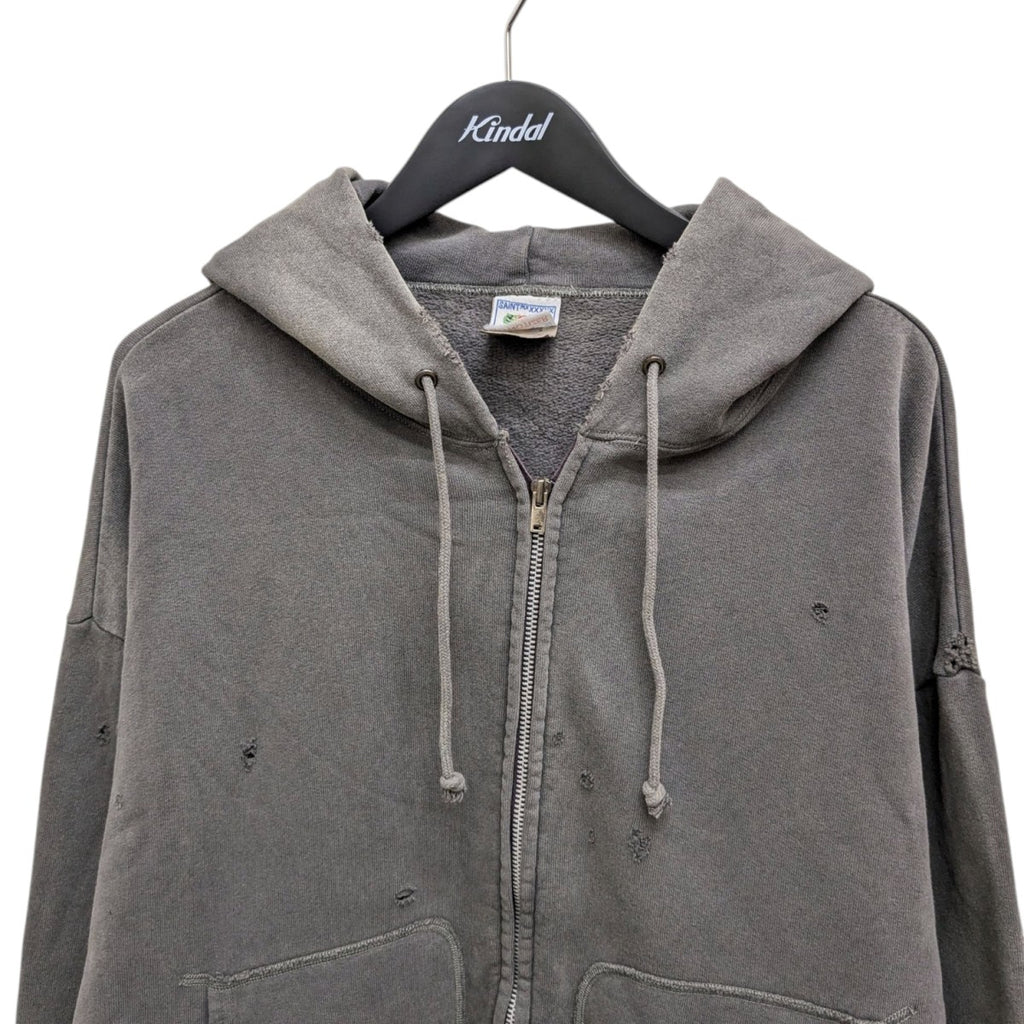SAINT M×××××× (セントマイケル) AW25 KLF_HOODIE/KLF / BLACK | Detail Application  オンライン公式通販 | detail-online-store セント・マイケル-ストレート・アウタ・セント・マイケル ジップパーカー