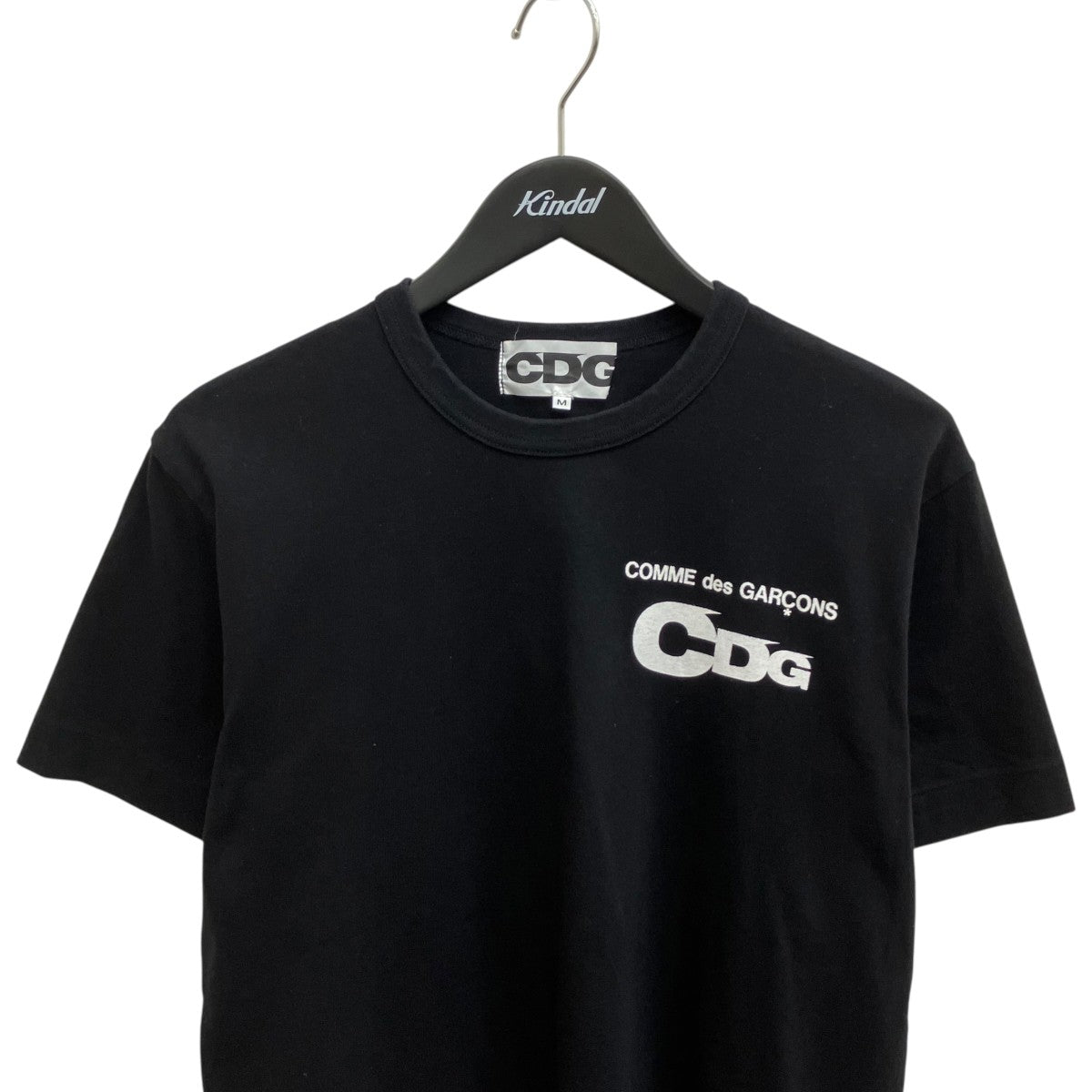 【新品】定価33,000円　幾何学切り替え半袖カットソー　ブラック　13号 CDG(シーディージー) 半袖TシャツSZ-T064 SZ-T064 ブラック サイズ M