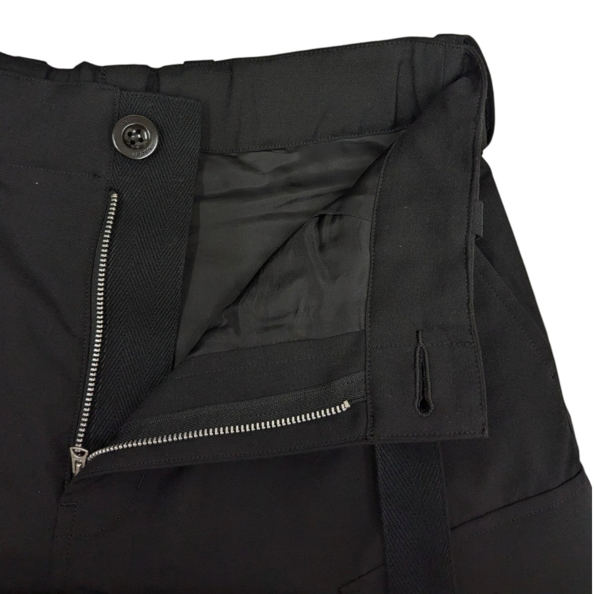 sacai 25SS ベルテッド ポリウール カーゴパンツ 25-03884M 古着・中古-6枚目のアイテム画像