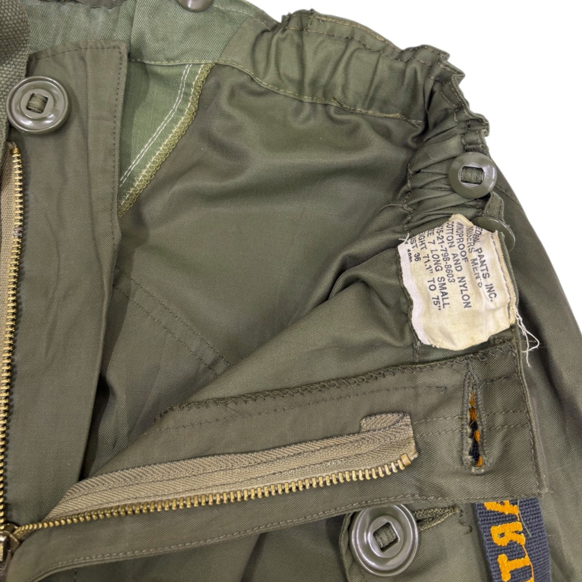 MILITARY 80’s CANADIAN ARMY ECW WINDPROOFオーバーパンツ8415-21-798-8603 古着・中古-6枚目のアイテム画像